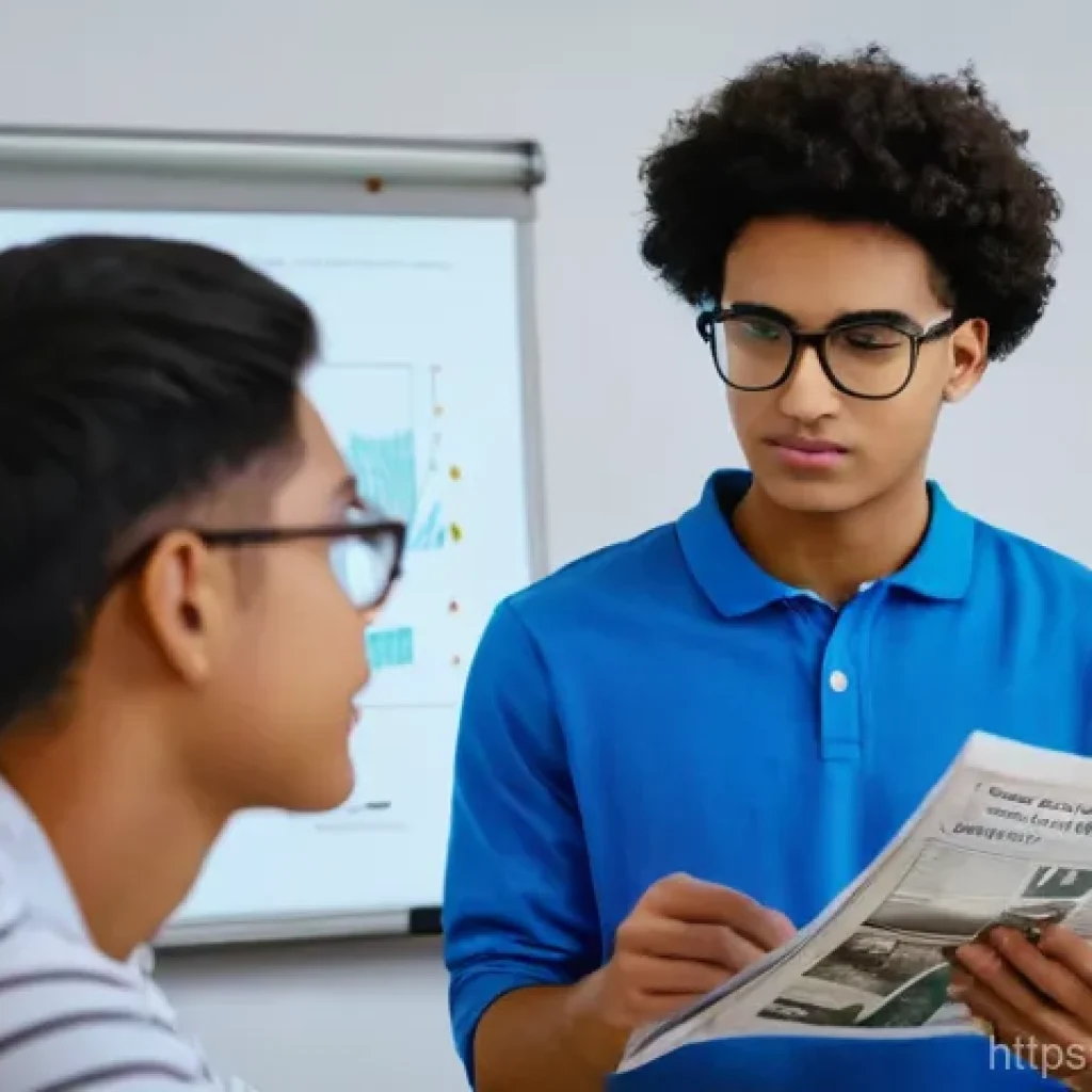 고등학교에서 경제학 공부법 - **Prompt 1: Bridging Economics with Everyday Life**
A diverse group of high school students (app...